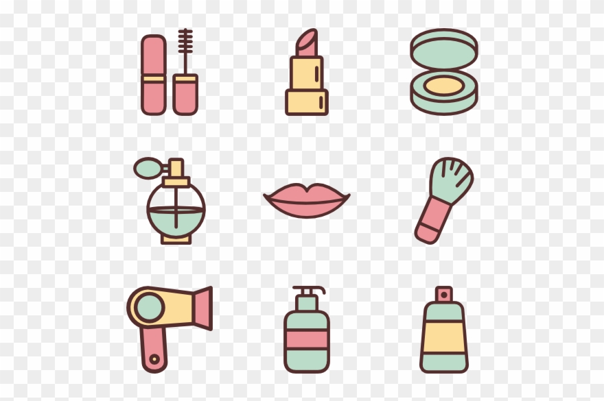 Beauty - Feminine Icons Clipart