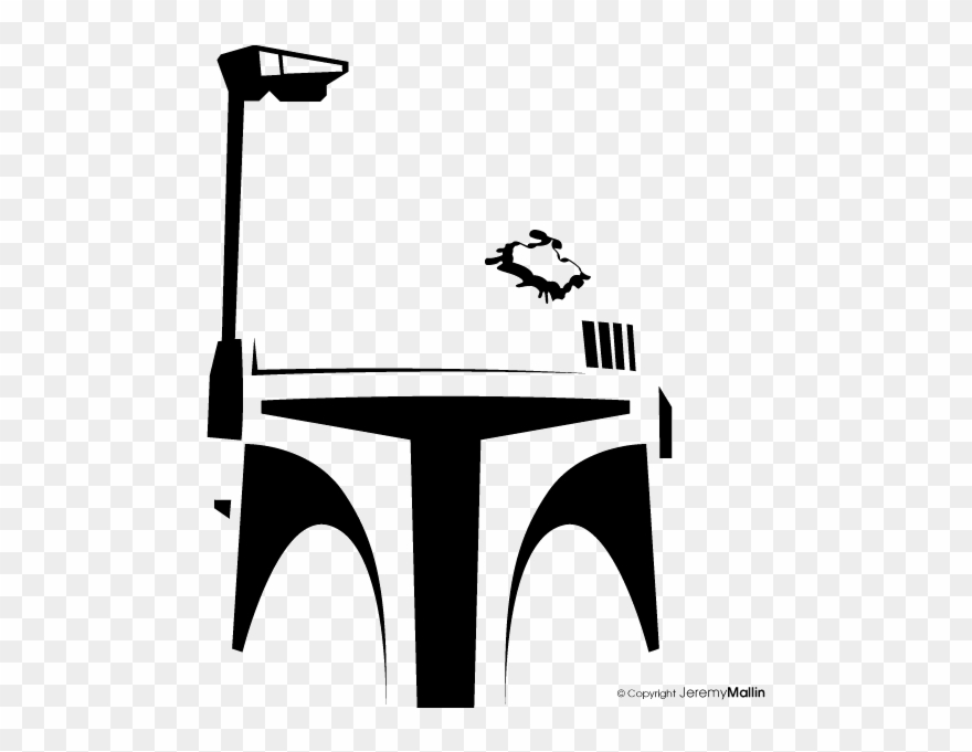 Fett Logo By ~jeremymallin - Boba Fett Helmet Logo Png Clipart