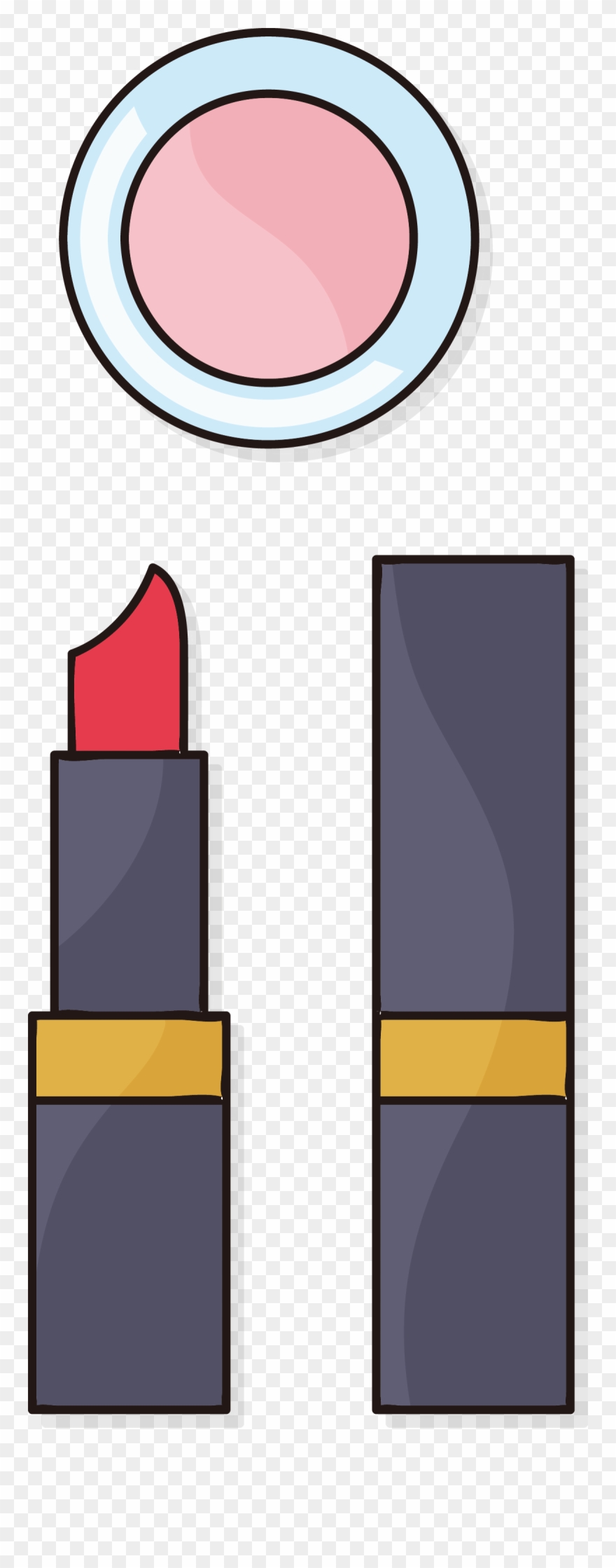 Cosmetics Lipstick Make Up Makeups Transprent Png - Face Clip Art Transparent Png
