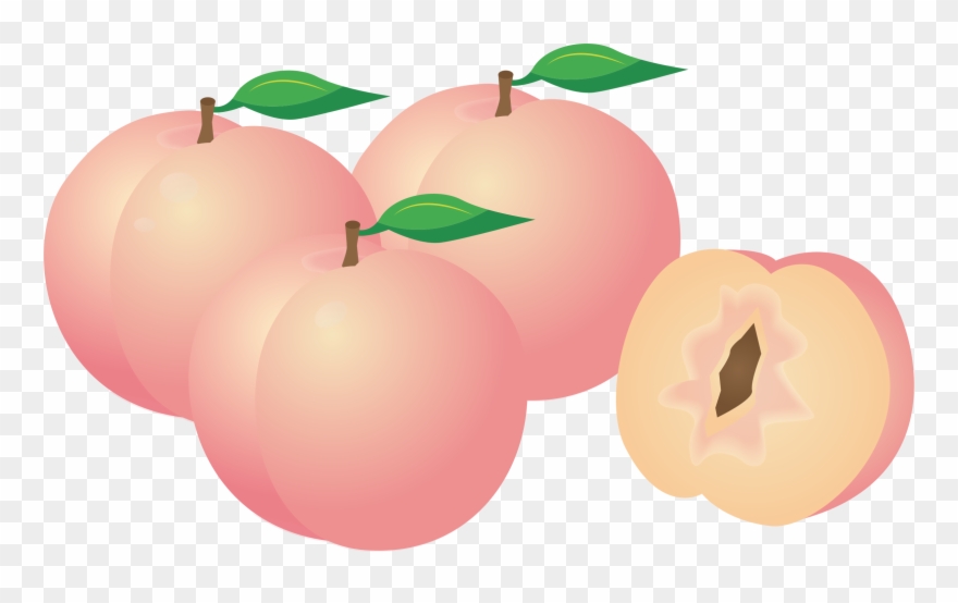 Peaches Big Image Png - Peach Clip Art Transparent Png