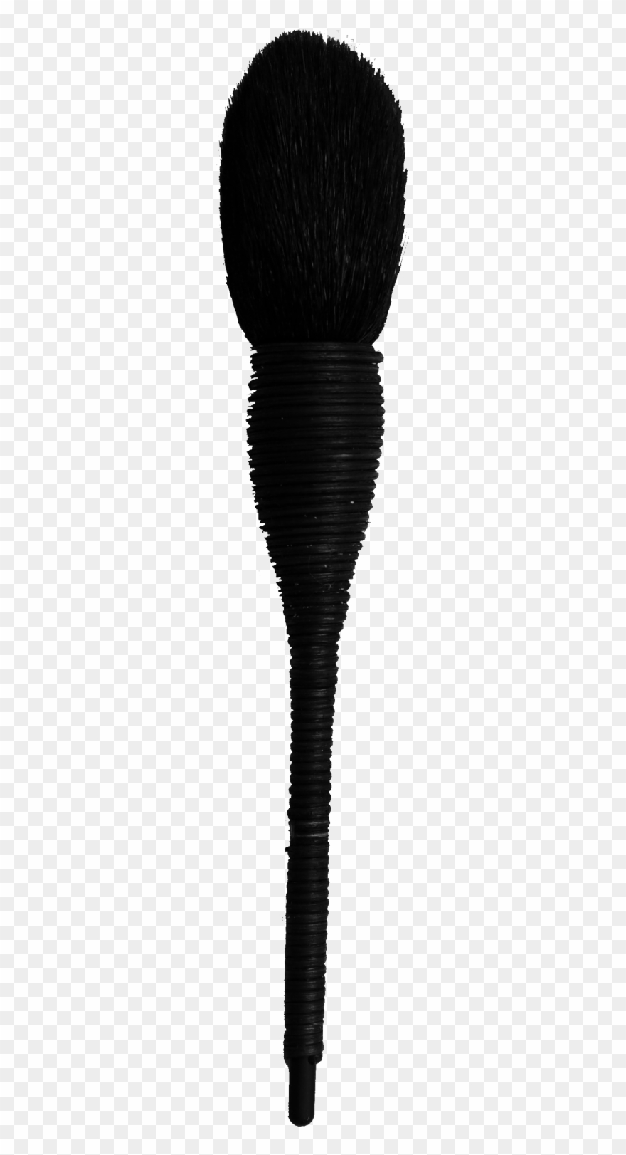 Multi-purpose Rattan Brush "black" - Makeup Brushes Clipart