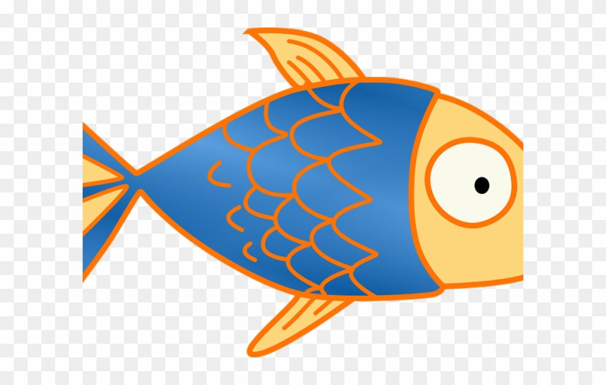 Halloween Clipart Fish - Cute Cartoon Fish Png Transparent Png