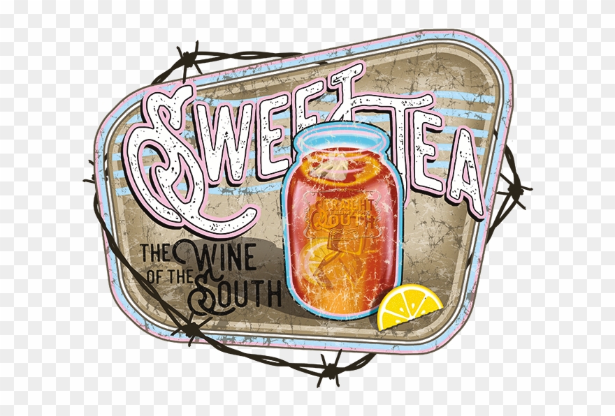 Sweet Tea The Wine Of The South Stock Transfer - Illustration Clipart