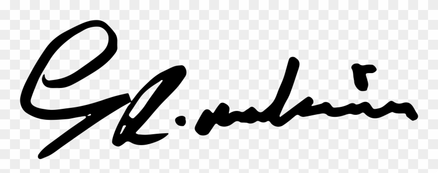 Author Signature - Author Clipart