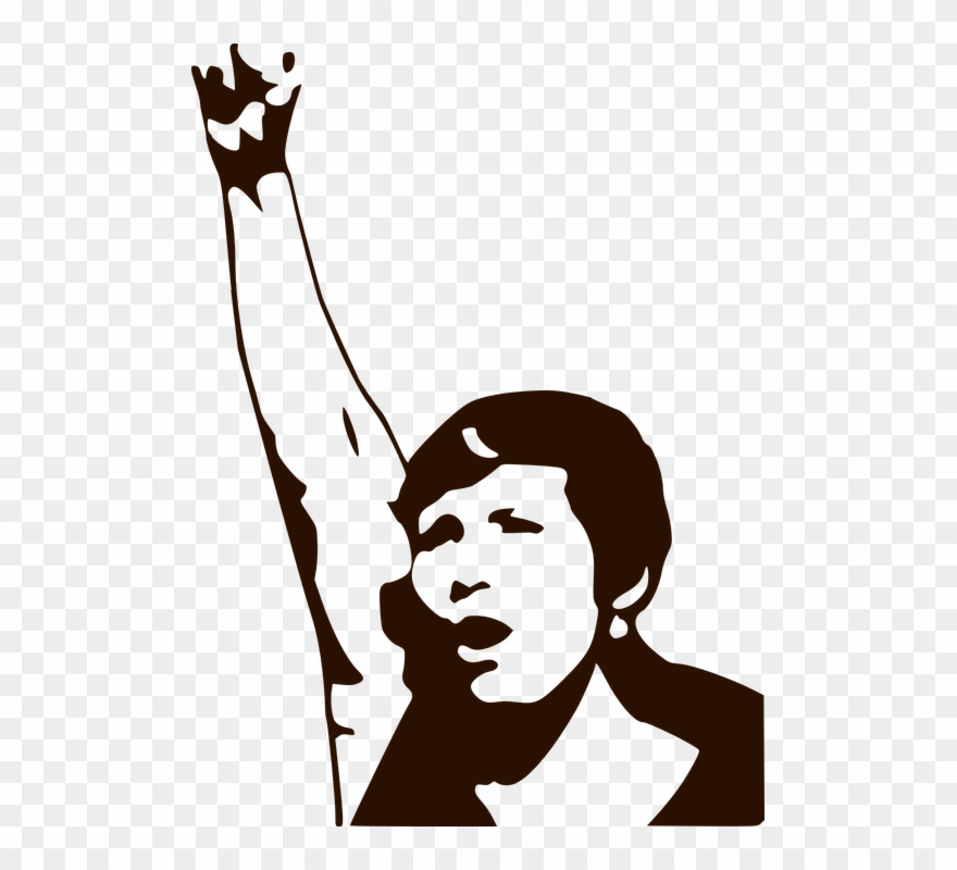 Protest Demonstrate Demonstration - Woman Power Clipart - Png Download