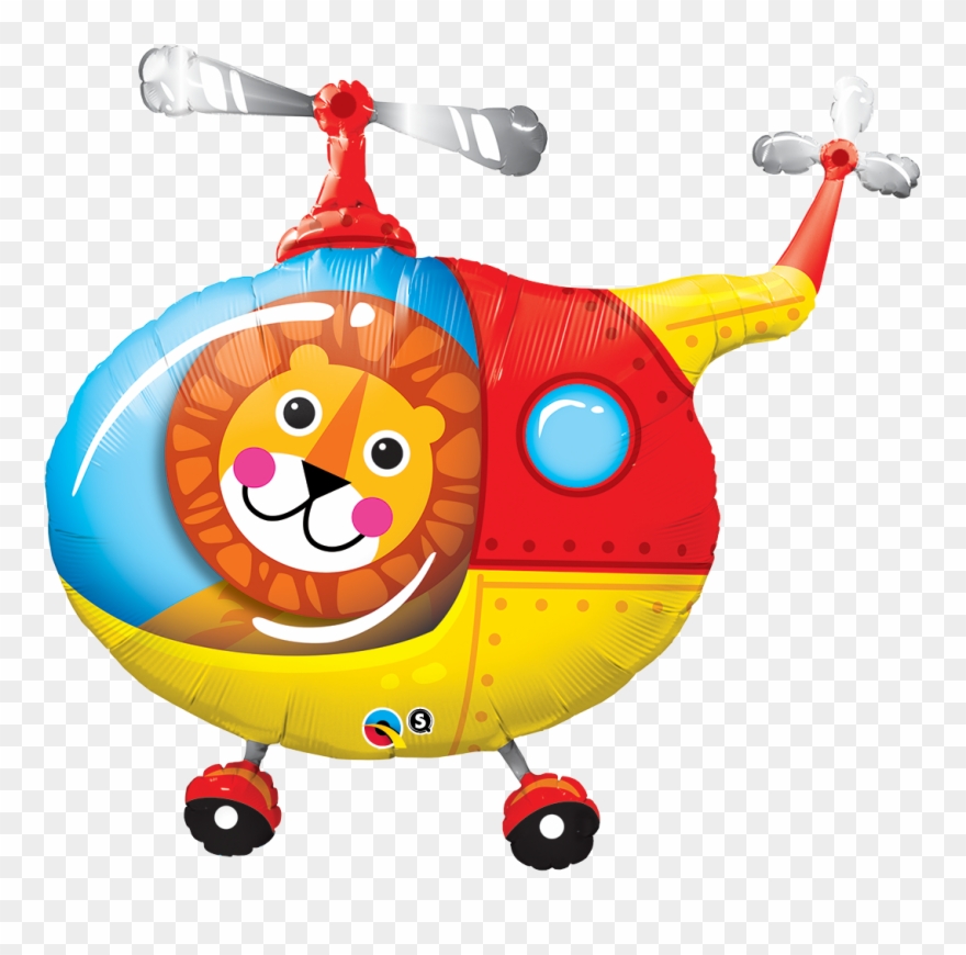Helicopter Clipart Toy Car - Helicopter Toy Cartoon - Png Download