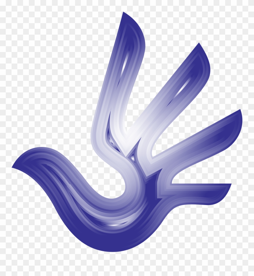 Columbidae Icons Clip Art - Dove Hand - Png Download