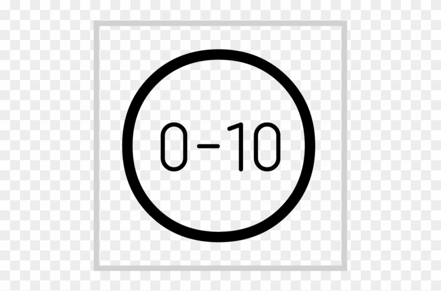 Numbers 0 -10 Elia Frames™ Numbers All Have A House - Circle Clipart