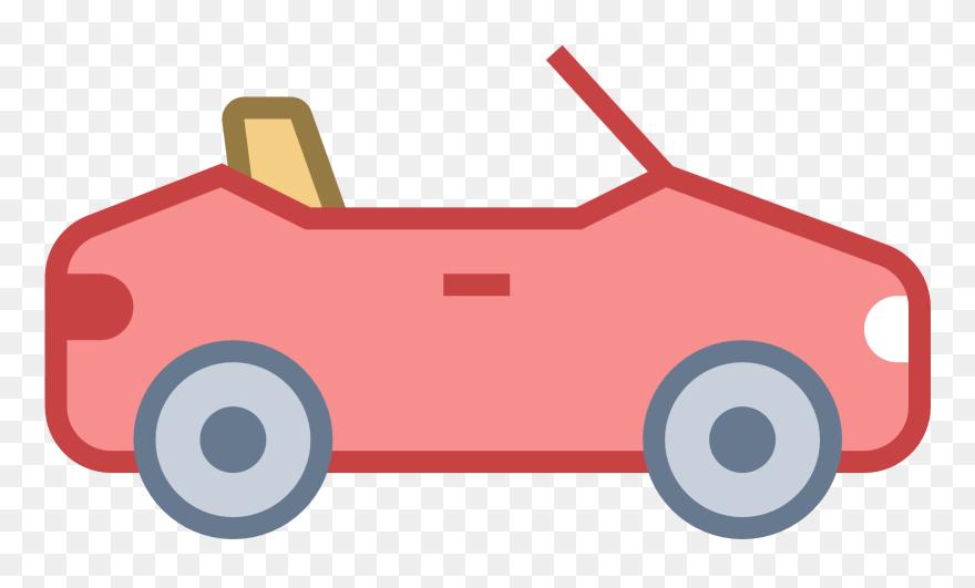 Convertible Car Cliparts - Convertible - Png Download