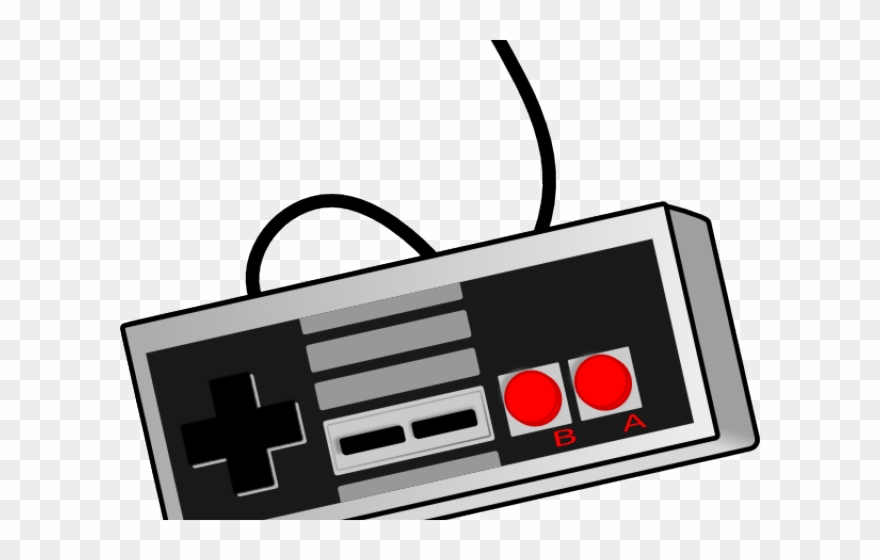 Gamepad Clipart Nintendo - Clip Art Nes Controller - Png Download