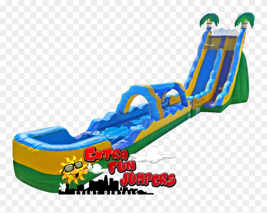We Are Fully Insured - Water Slide Clipart