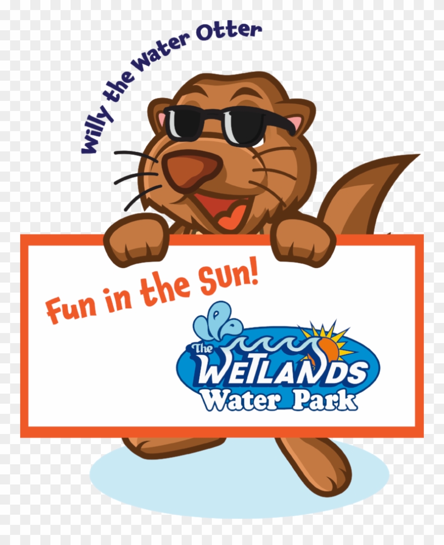 Will The Water Otter@4x - Water Park Clipart