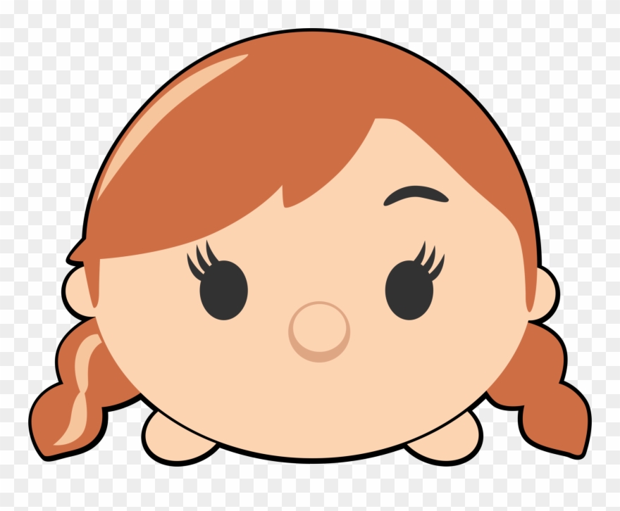 Disney Tsum Tsum Clipart Anna Frozen - Anna Frozen Tsum Tsum - Png Download