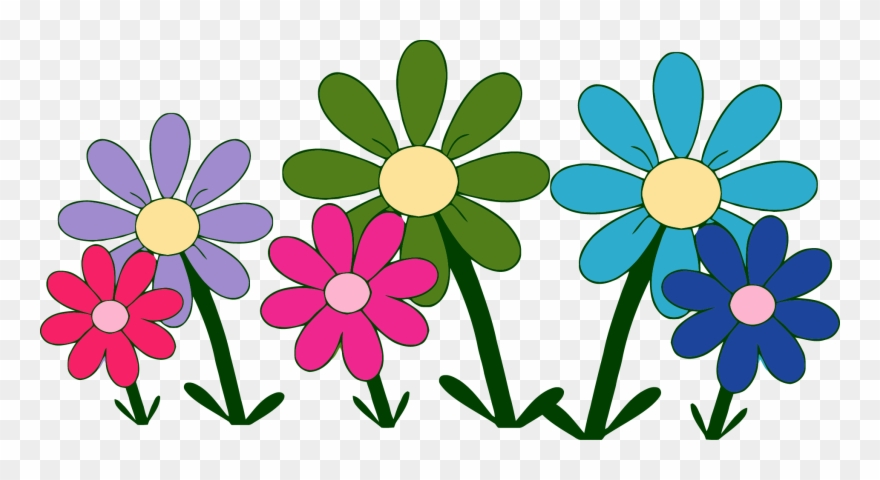 Flower Clipart Wallpaper Free Download Best Flower - Purple Flowers Clip Art - Png Download