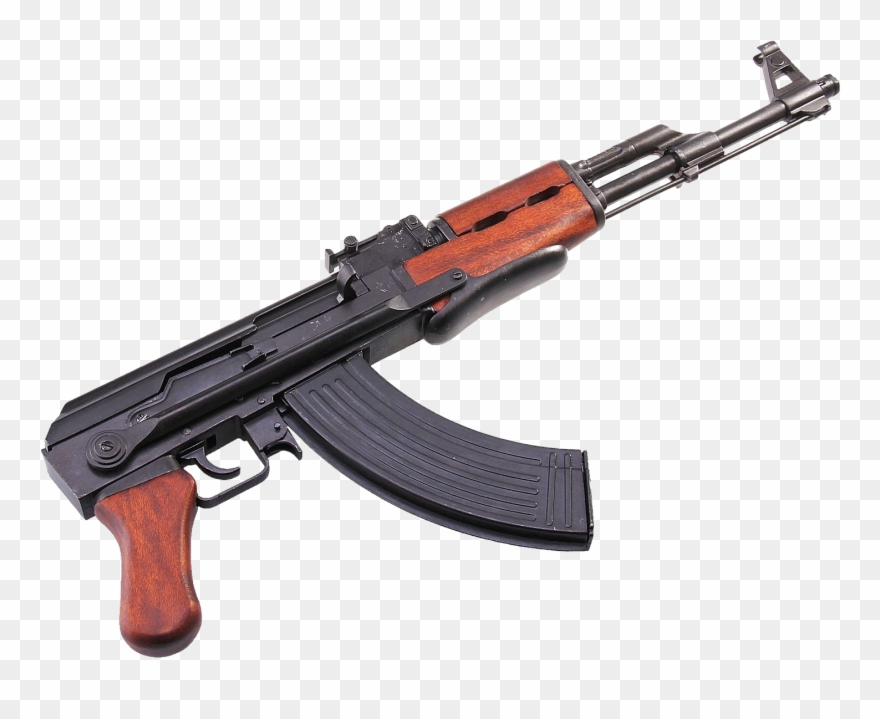 Machine Gun Clipart Transparent Background - Ak 47 Hd Png