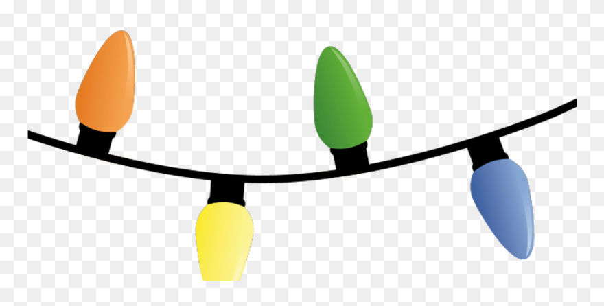 Tangled Christmas Lights Clipart Image - Clip Art Christmas Lights Black And White - Png Download