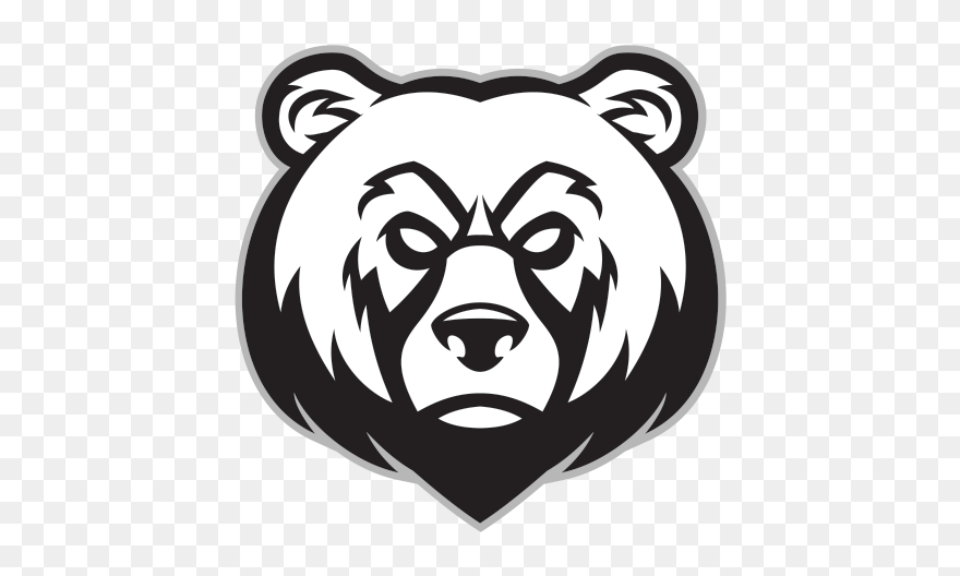 Clipart Bear Mad Bear - Transparent Grizzly Bear Clipart - Png Download