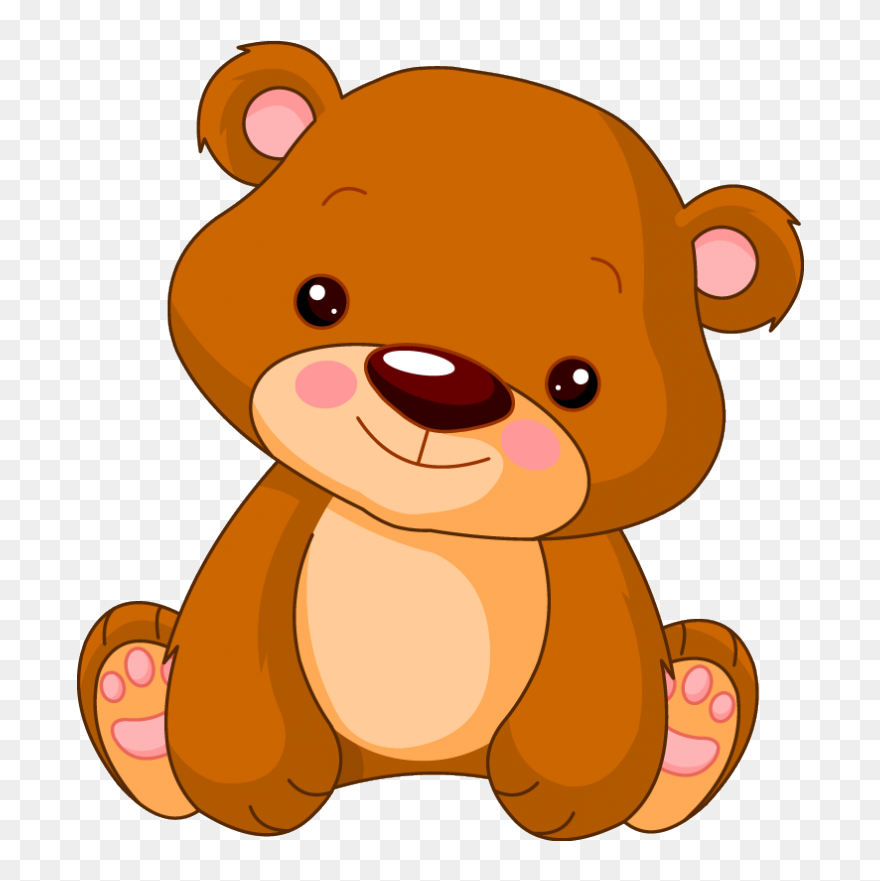Brown Bear Clip Art - Bear Cub Clipart - Png Download