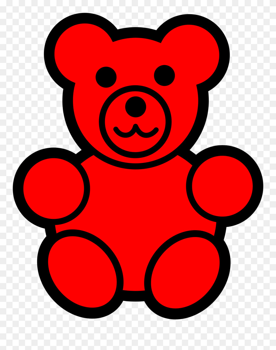 Teddy Bear Simple Design Clipart