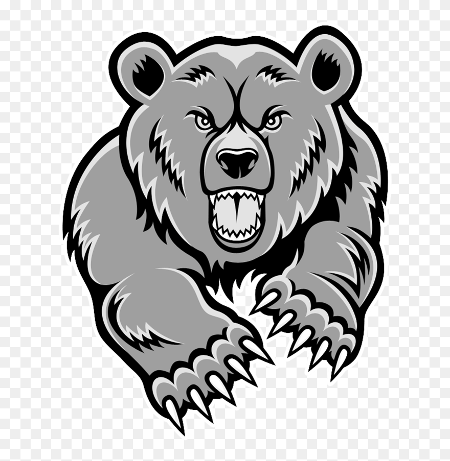 Transparent Grizzly Bear Clipart - Png Download