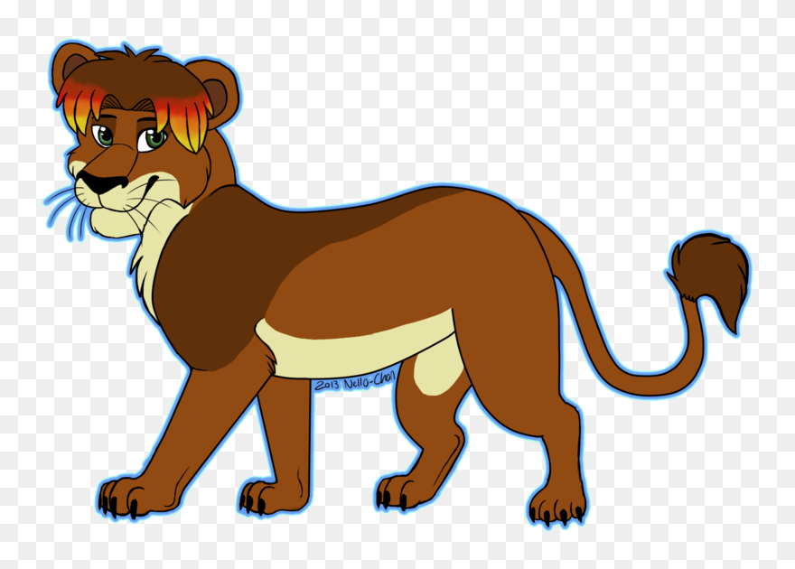 Transparent Paw Prints Clip Art - Masai Lion - Png Download