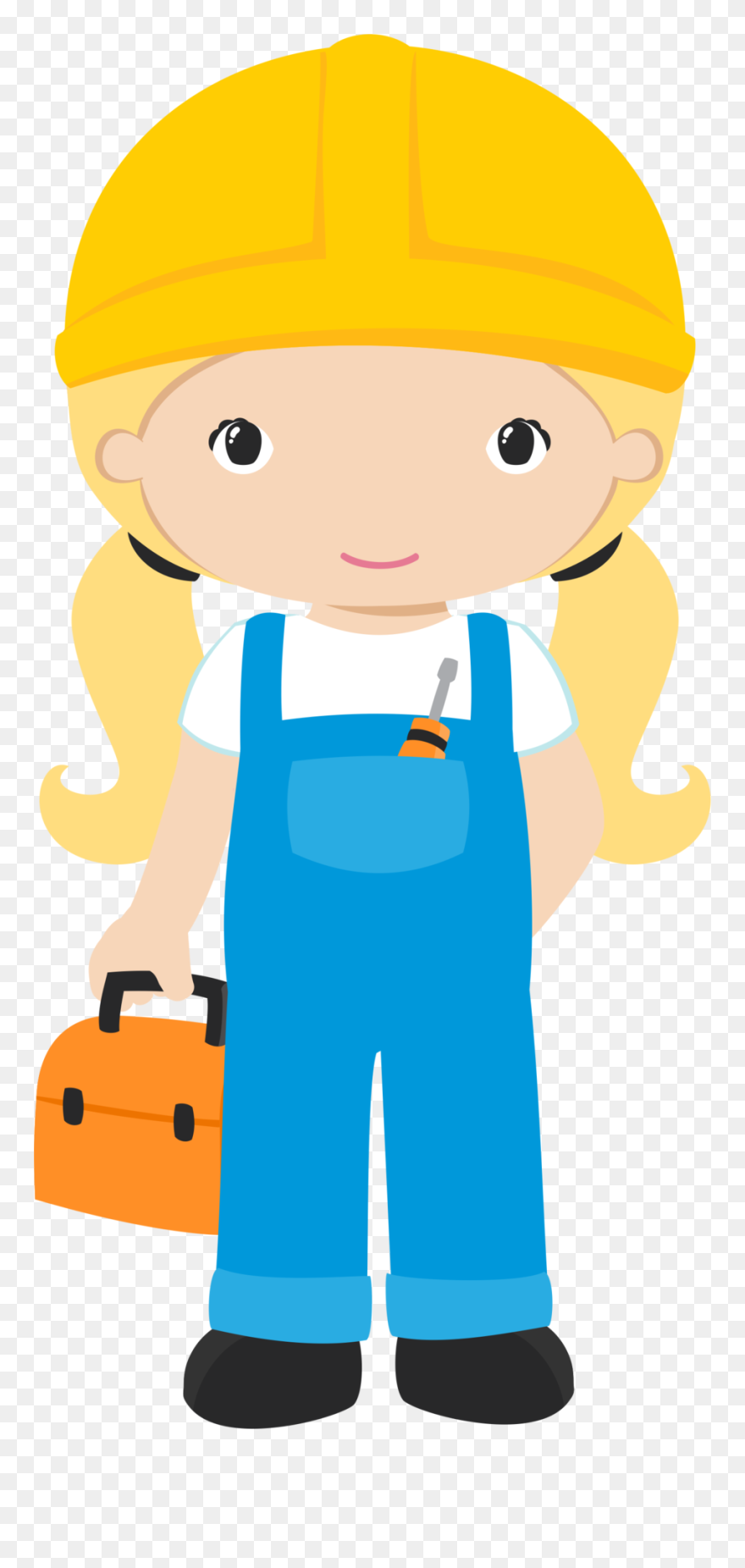 Constru O Occupation Clip - Construction Worker Clipart - Png Download