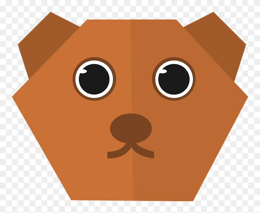 Cute Bear Face Clipart - Png Download