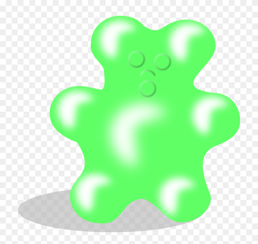 Food,green,line - I'm A Gummy Bear (the Gummy Bear Song) Clipart