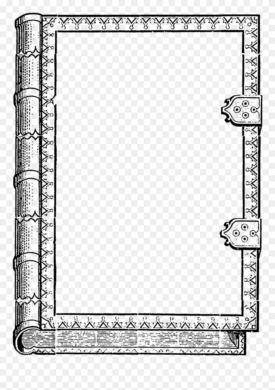 Transparent Clip Art Book - Old Book Cover White - Png Download