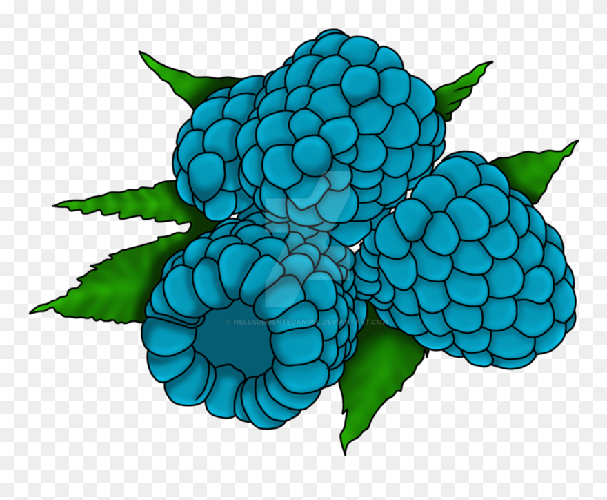 Blue Raspberry Image Png Clipart