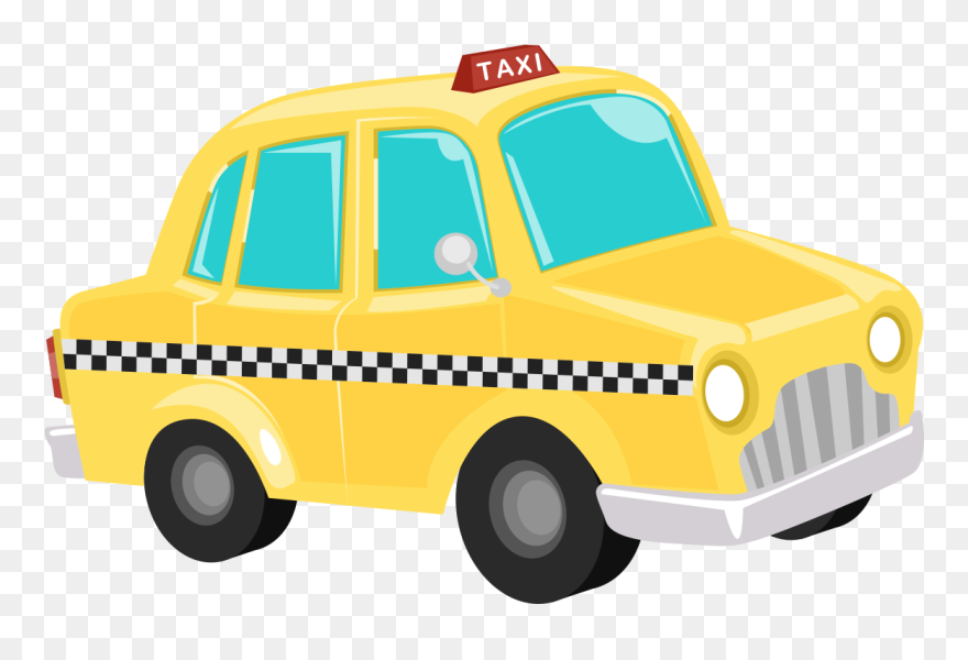 Free Yellow Taxi Clip Art Free Yellow Taxi Clip Art - Taxi Clipart - Png Download