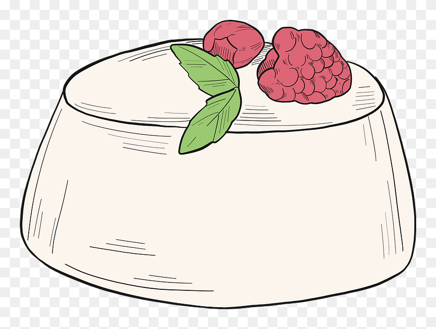 Raspberry Dessert Clipart - Png Download
