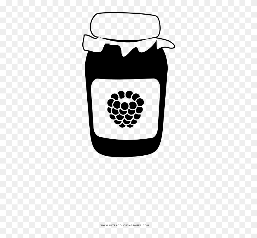 Jam Clipart Raspberry Jam - Png Download