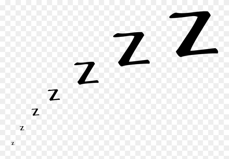 Sleep Zzz Clip Art Transparent For Kids - Transparent Sleep Zzz Clipart - Png Download