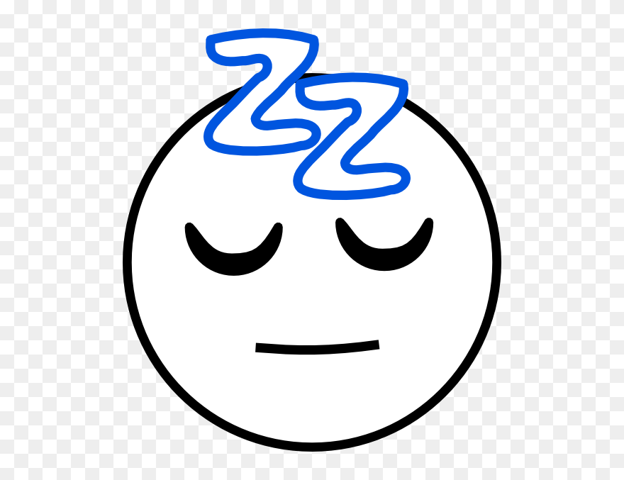 Sleep Outline Clip Art At Clker - Clip Art Sleep - Png Download