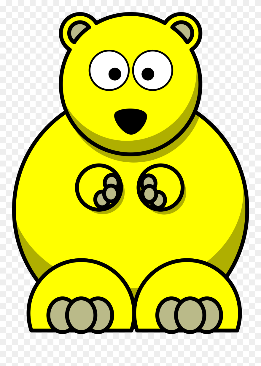 Cartoon Polar Bear Clip Art - Png Download