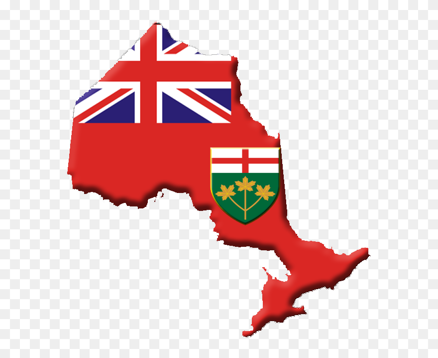 Ontario Flag Contour - Queens Birthday New Zealand Clipart