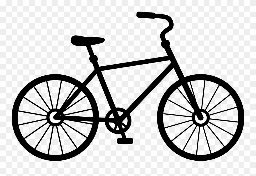 Ford Bronco Clip Art - Bike Black And White Clipart - Png Download