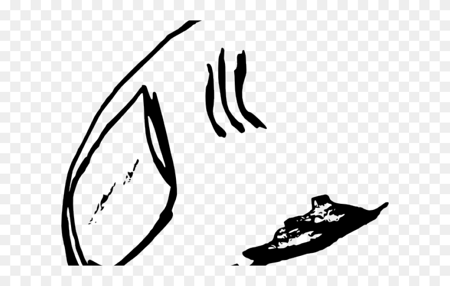 Nail Clipart Black And White - Png Download