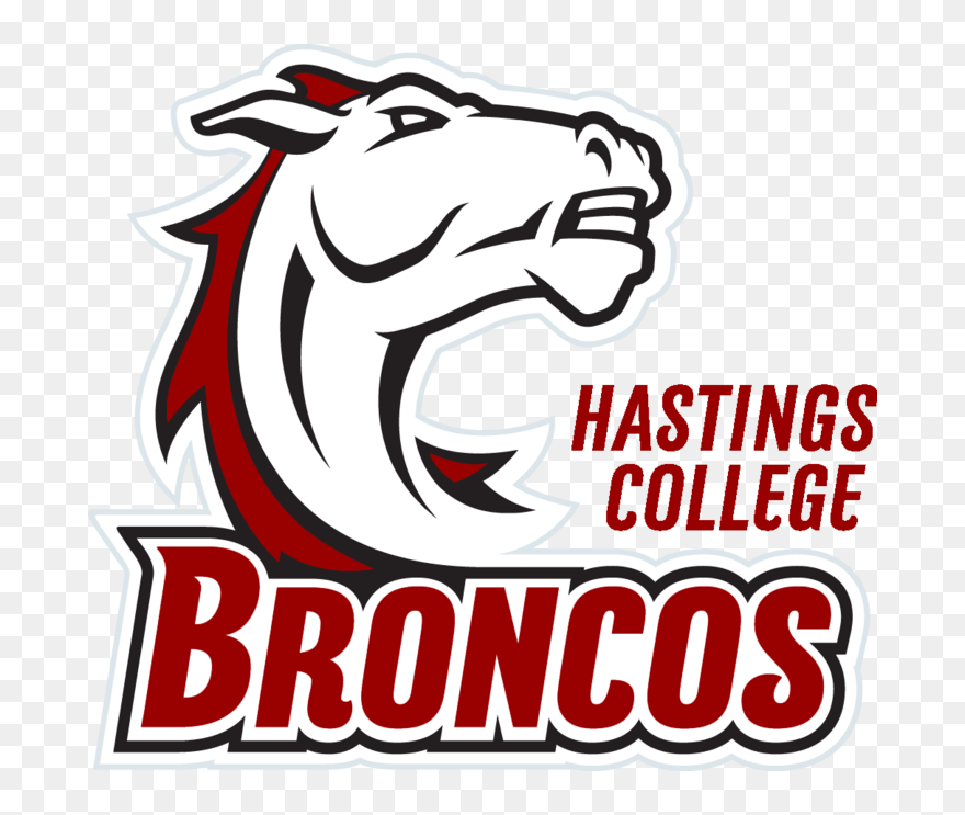 Broncos Football Clipart Jpg Stock Broncos Football - Hastings College Football Logo - Png Download