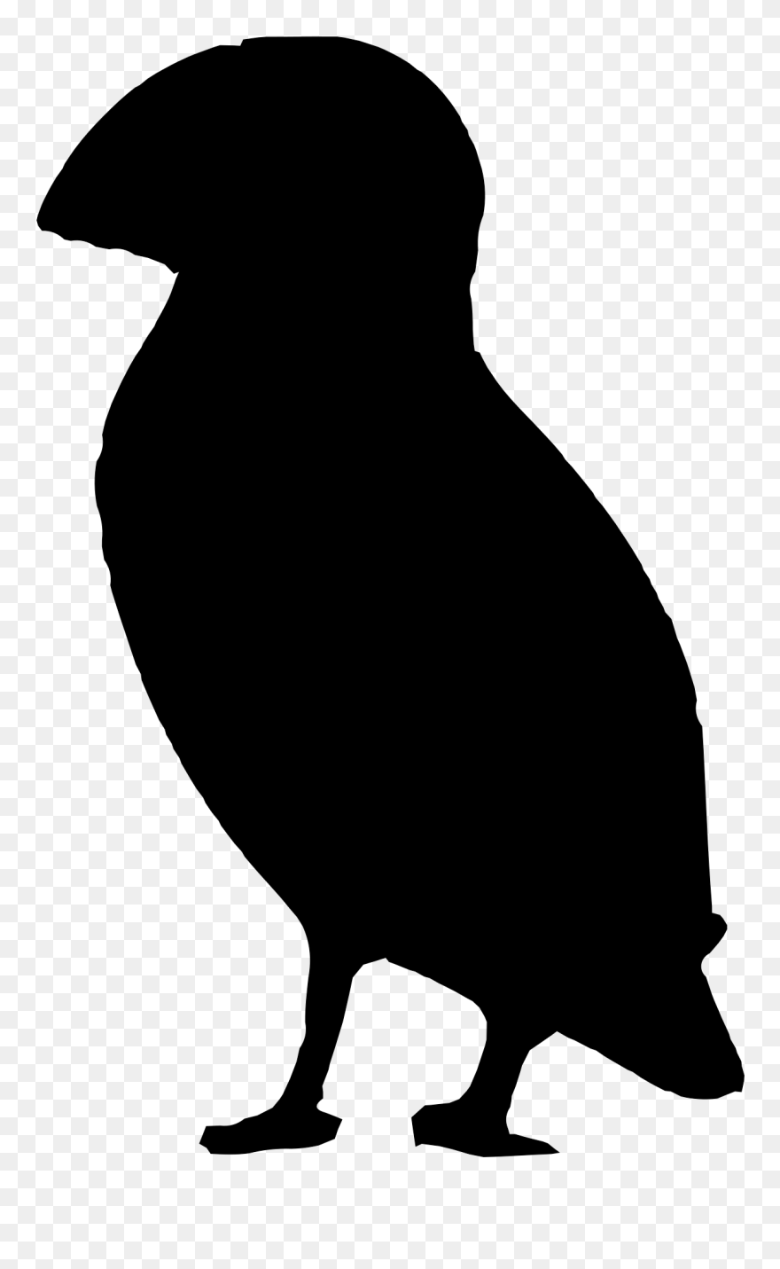Onlinelabels Clip Art - Puffin Silhouette Clipart - Png Download