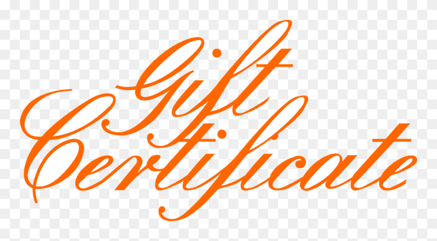 Gift Certificate - Gift Certificate Clip Art - Png Download
