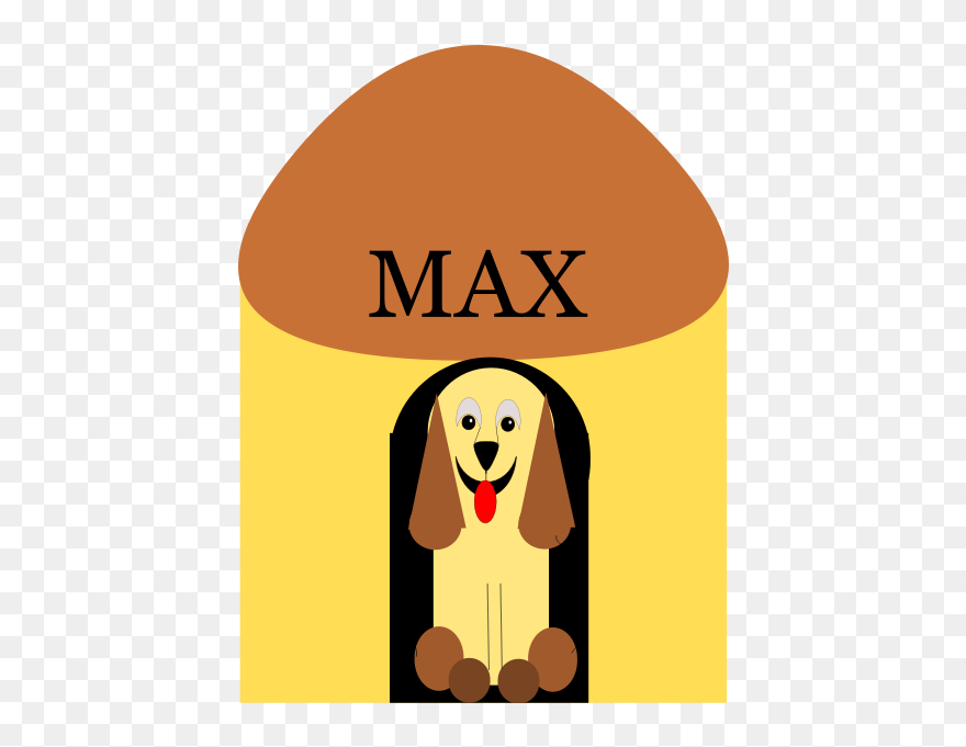 Download Dog In Doghouse Vector Image Dog Max Clipart Png Download