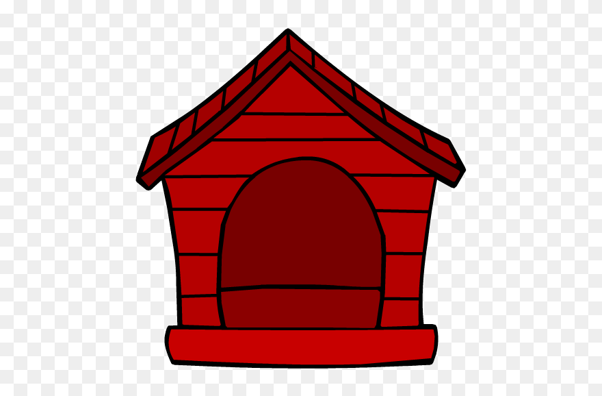 Doghouse Clipart Red, Doghouse Red Transparent Free - Pink Dog House Png