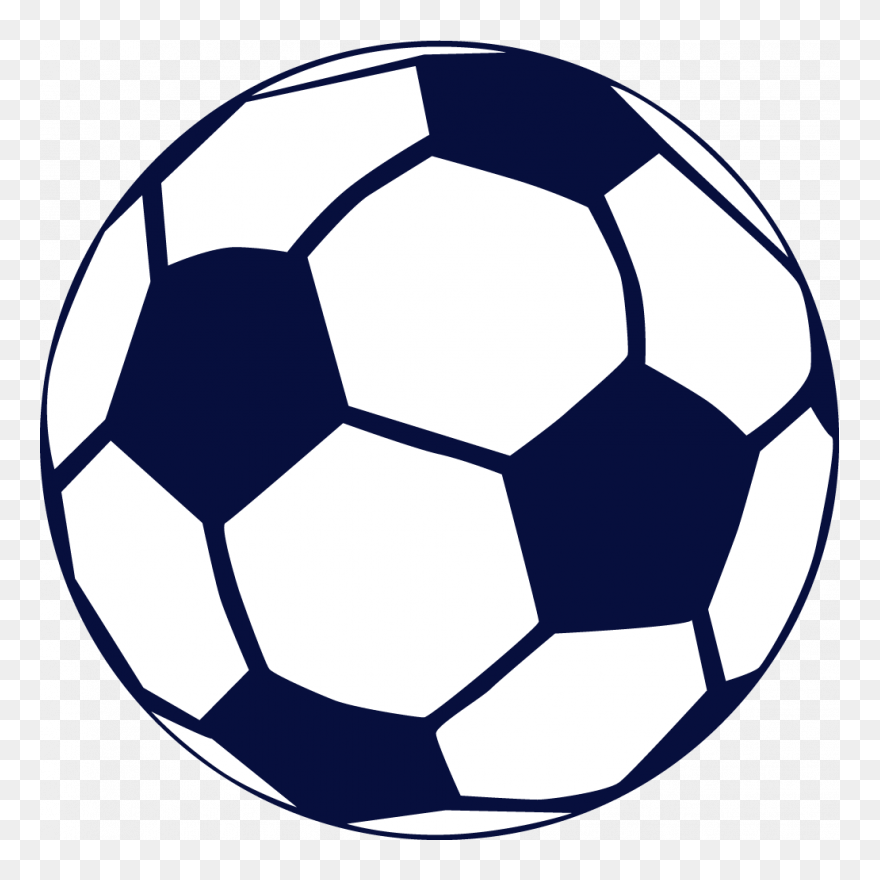Blue Soccer Ball Clipart - Png Download