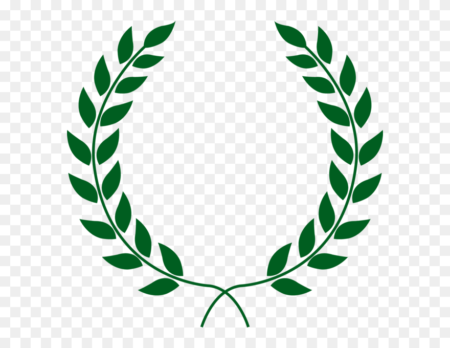 Transparent Olive Clipart - Laurel Wreath Transparent Background - Png Download