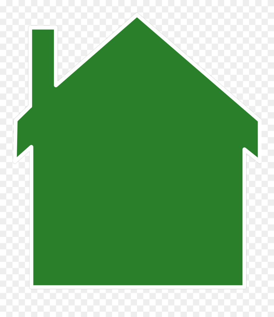 Building With A Green Color Clipart