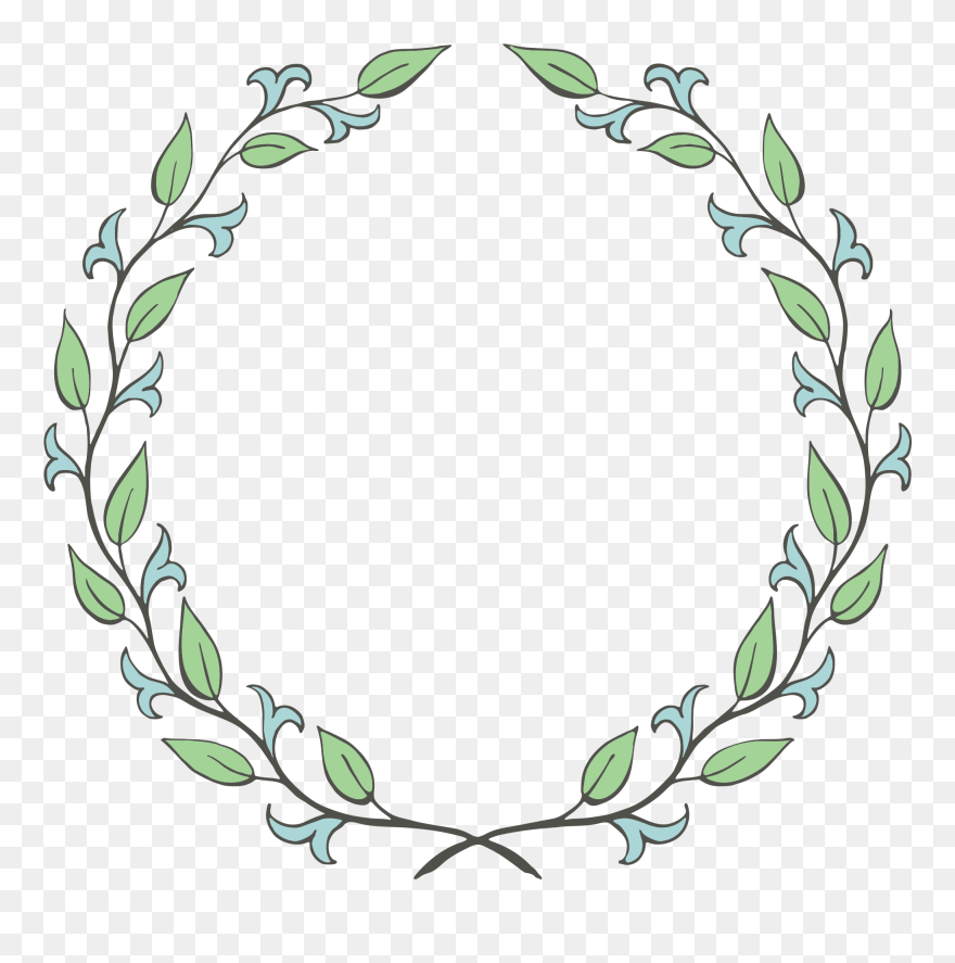 Flower Laurel Clipart Free - Png Download