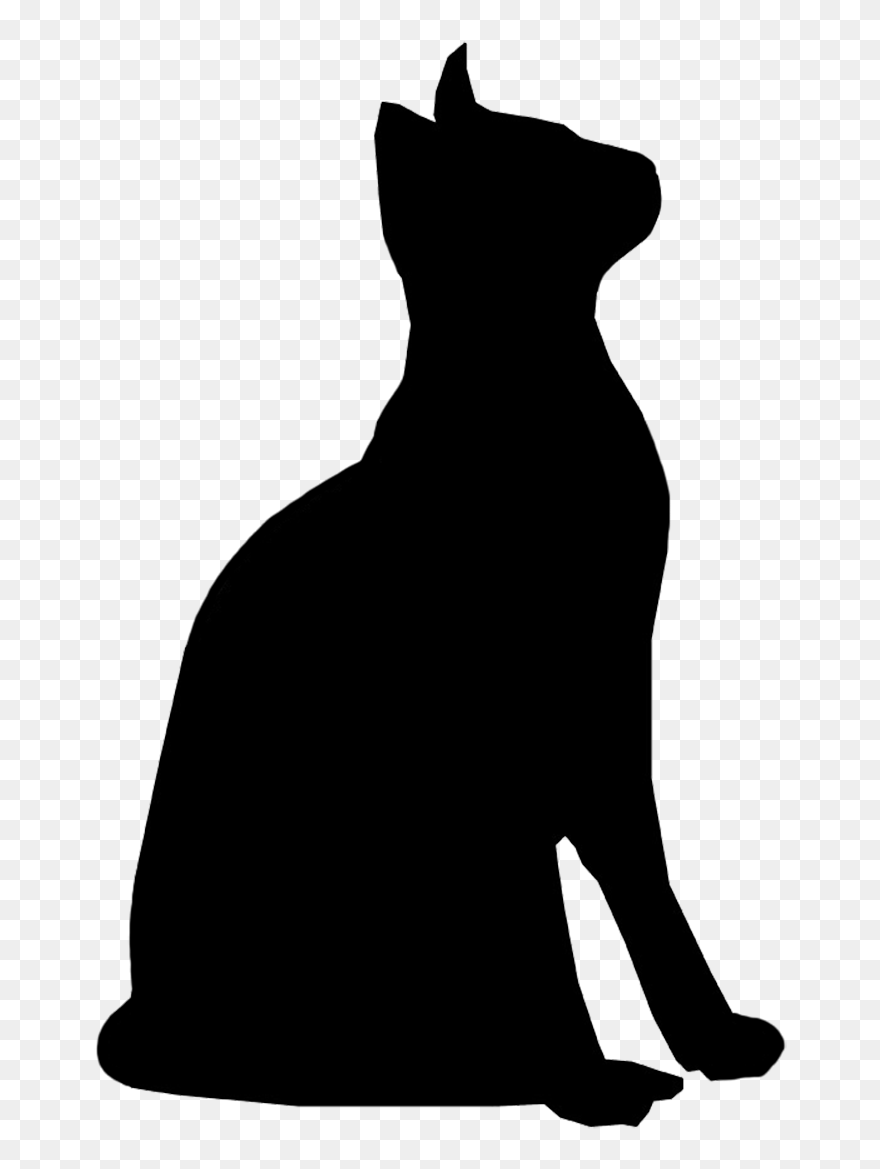 Cat Clip Art, Cat Sketches, Cat Drawings Amp Graphics - Cat Looking Up Drawing - Png Download