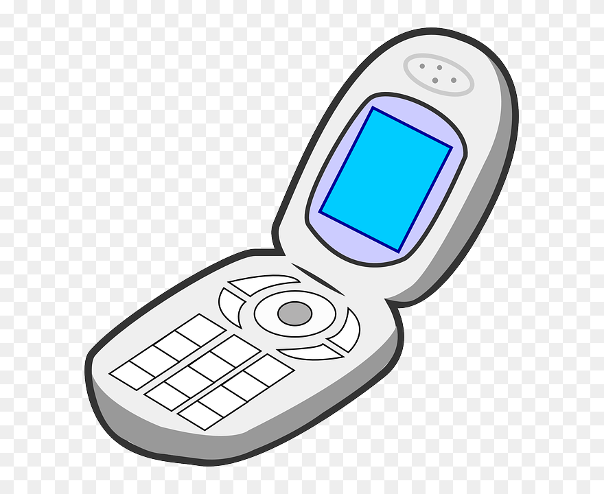 Iphone Cell Phone Clipart Free Clipart Images - Cell Phone Clipart - Png Download